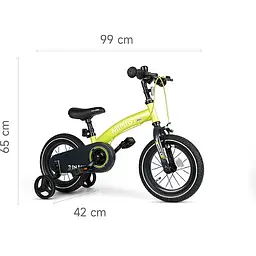 Велосипед - біговел Qplay Miniby 3 в 1 Blue (CB01MiniByGreen) - мініатюра 2