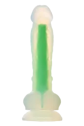 Фалоімітатор Radiant Glow In The Dark Soft 17.5 см зелений - мініатюра 6