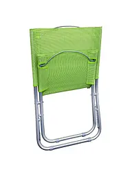 Складний стілець Levistella GP20022303 LIME, сталь, текстилин, зелений, для дачі, 110 кг, 62x48x64 см - мініатюра 3