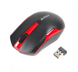 Миша A4Tech G3-200N Wireless black+red - мініатюра 3