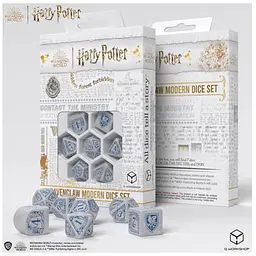 Набір кубиків Harry Potter. Ravenclaw Modern Dice Set - White , 7 шт. (190142/2023/3/B)