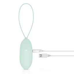 Віброяйце EasyToys Luv Egg 16 см зелений - мініатюра 6