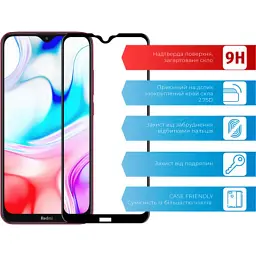 Скло захисне ACCLAB Full Glue Xiaomi Redmi 8 (1283126508738) - мініатюра 2