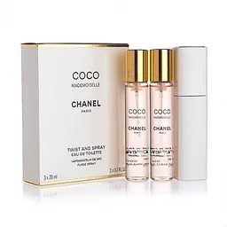 Chanel Coco Mademoiselle 20 мл * 3 шт туалетна вода