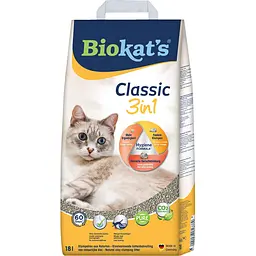Наповнювач бентонітовий Biokat's Classic 3 в 1, 18 л (G-613789) - мініатюра 2
