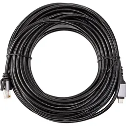 Кабель PowerPlant USB Type-C - RJ45, 15 м