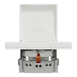 Розетка Schneider Electric ASFORA з кришкою, біла (EPH3100121) - мініатюра 6
