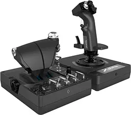 Джойстик Logitech X56 H.O.T.A.S. RGB Throttle and Stick Simulation Controller USB (945-000059) - мініатюра 2