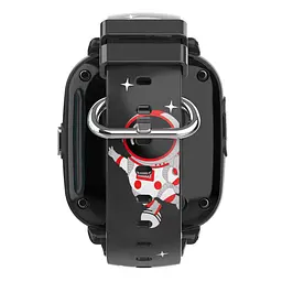 Чорний дитячий смарт годинник для хлопчика Lemfo F80 з GPS, 4G, відеозв’язком, SOS та прослуховуванням До 2 днів роботи - мініатюра 4