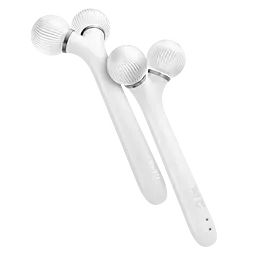 Електронний звуковий ролик для обличчя GESKE Sonic Facial Roller 4 в 1 білий - мініатюра 4