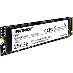Patriot Накопичувач SSD M.2 256GB PCIe 3.0 P300