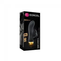 Вібратор-кролик Dorcel Expert G 19 см чорний - мініатюра 3