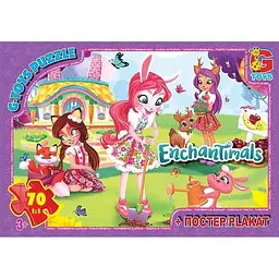 Дитячий пазл Enchantimals EA213 плакат 70 елементів