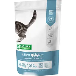 Сухий корм для кошенят Nature's Protection Kitten All Breeds із м'ясом птиці 400 г