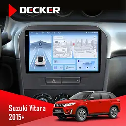 Штатна магнітола Suzuki Vitara 2015+ Decker D9-010 6x128, DSP, 4G, 2K Decker (НФ-00004814)