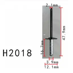 Заклепки металева Toyota, Lexus (47.9MM) (9026905034, 90269-04047)H2018)