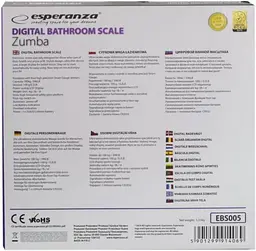 Ваги для підлоги електронні Esperanza Zumba EBS005 - мініатюра 2
