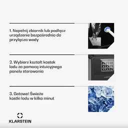 Льодогенератор Klarstein ArcticBlend 3-в-1 IceMaker ( 10046192 ) Б/в - мініатюра 6