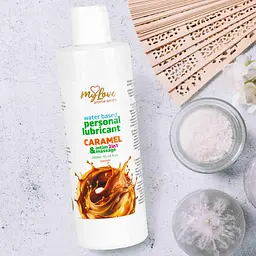 Лубрикант MyLove Aroma Series IntimMassage 2in1 Caramel, 300 мл - мініатюра 4