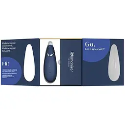 Вакуумний кліторальний стимулятор Womanizer Premium 2 Blueberry - мініатюра 7