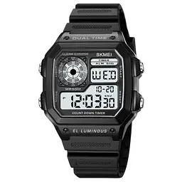 Годинник наручний 1998BK Black. Skmei acs0030421