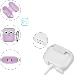 Чохол BeCover Silicon для Apple AirPods (3nd Gen) Transparancy (707232) - мініатюра 3