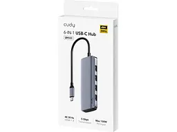 USB-хаб CUDY UH500 Grey - мініатюра 10