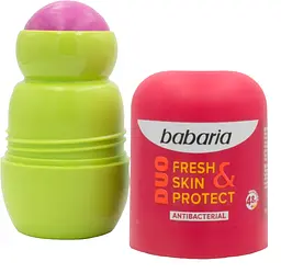 Антиперспірант Babaria Duo Fresh & Skin Protect роликовий антибактеріальний 50 мл  - мініатюра 2