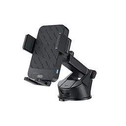 Автотримач XO WX043 15W Wireless Charger Suction Cup Model Чорний