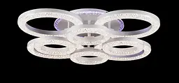 Люстра стельова LED Splendid Ray L2722/4+4, 194W, білий, сучасний стиль, з пультом, димер - мініатюра 6