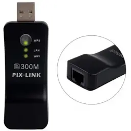 Ретранслятор Wi-Fi Pix-Link LV-UE01 репітер підсилювач сигналу Black (17608) - мініатюра 3