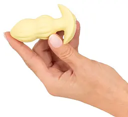 Анальна пробка Cuties Mini Butt Plug 8 см (жовтий) - мініатюра 14