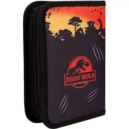 Пенал твердий Yes HP-02 Jurassic World, 13х21х3 см, чорний із червоним (533134) - мініатюра 2