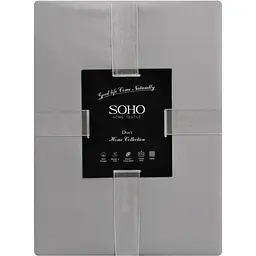 Комплект постільної білизни Soho Duet євро Ivory/Grey (Євро Duet 200*230 Ivory/Grey) - мініатюра 3