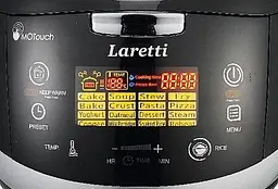Багатофункціональна універсальна мультиварка Laretti LR-MC7132 5 л 16 програм з антипригарним покриттям - мініатюра 2