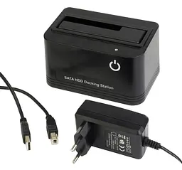 Зовнішня кишеня Gembird HD32-U2S-5, 2.5 \ 3.5 SATA HDD, USB 2.0 (HD32-U2S-5) - мініатюра 2