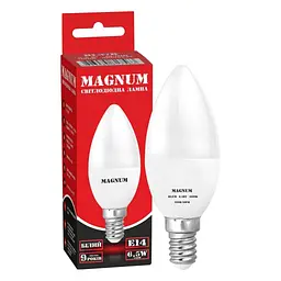 Лампочка MAGNUM BL37B 6,5Вт 4100K 220В E14 (90018243) - мініатюра 2