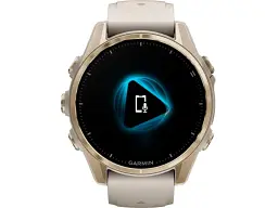 Спортивний годинник Garmin Fenix 8 43mm AMOLED Sapphire Soft Gold w. Fog Gray/Dark Sandstone S. Band (010-02903-10/11) - мініатюра 5