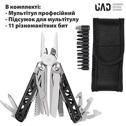Мультитул UAD MasterGear професійний 17 інструментів чорний (UAD-00B) - мініатюра 3