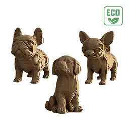 Три цуценя (PUPPIES TRIO) - Картонний 3Д пазл Cartonic - мініатюра 6
