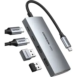 USB-хаб Ugreen CM480 4in1 (30758) [152545] - мініатюра 3
