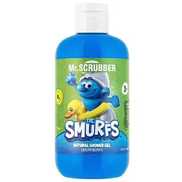 Натуральний дитячий гель для душу Mr.Scrubber The Smurfs Smurfberry
