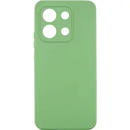 Чохол TPU GETMAN Liquid Silk Full Camera для Xiaomi Redmi Note 13 Pro 4G / Poco M6 Pro 4G / Note 14S Зелений / Pistachio