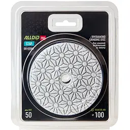 Круг алмазний Alloid Building Tools Star шліфувальний на липучці 100 мм зерно 50 (DD-63369) - мініатюра 4