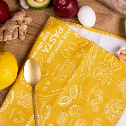 Рушник MirSon №201 Yellow paste 60х45 см (2200006738619) - мініатюра 2