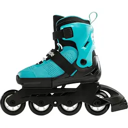 Ролики Rollerblade Microblade 2023 36.5-40 Aqua/black (1012-07221900-3D9-36.5-40) - мініатюра 2