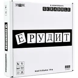 Настільна гра Strateg Ерудит 30640 Різнокольоровий shop (4823113878825) - мініатюра 3