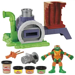 Набір для творчості Hasbro з масою для ліплення Play-Doh Черепашки-ніндзя: Піца-атака(G1829) - мініатюра 5