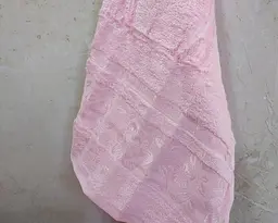 Набір турецьких бамбукових махрових рушників Cestepe 50х90+70х140 Bamboo Cicek Pink - мініатюра 4