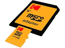 Карта пам'яті Kodak microSDHC 16 GB (EKMSDM16GHC10CJ60K) - мініатюра 2